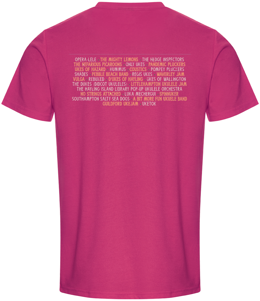 Ukulele Festival 2025 Tee / Pink