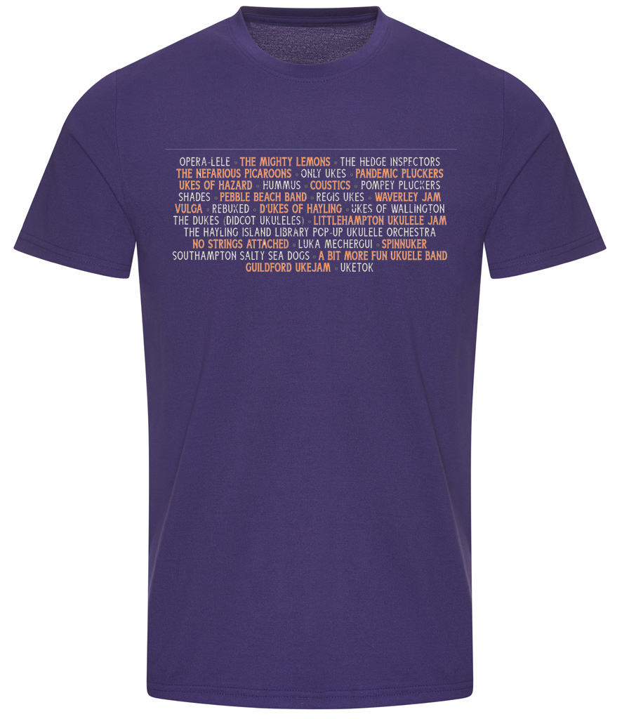 Ukulele Festival 2025 Tee / purple