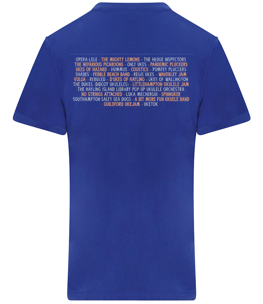 Ukulele Festival 2025 Tee / Royal Blue