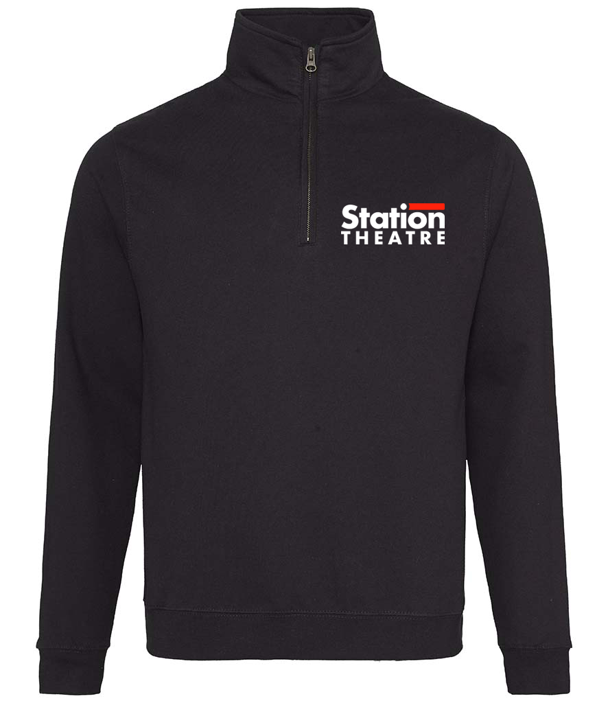 Station Theatre 1/4 Zipped Sweater