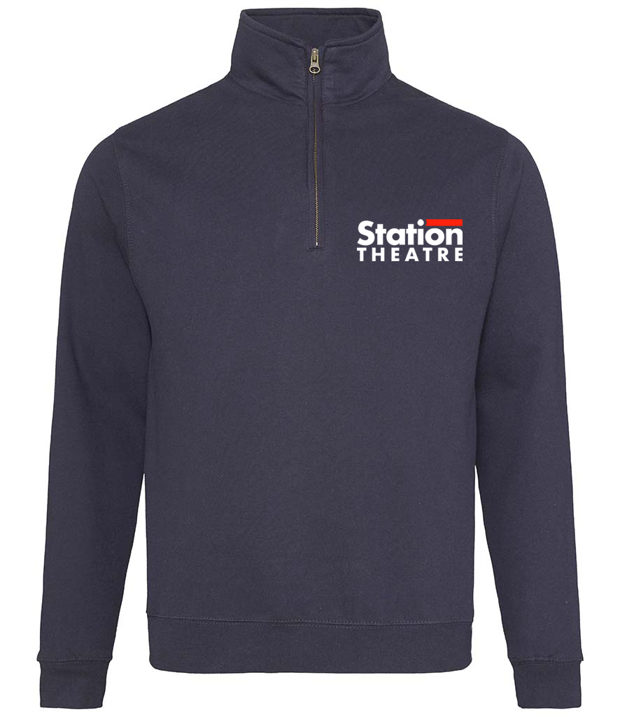 Station Theatre 1/4 Zipped Sweater