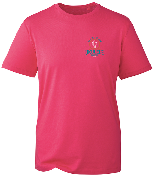 Ukulele Festival 2025 Tee / Pink