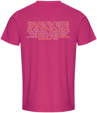 Ukulele Festival 2025 Tee / Pink