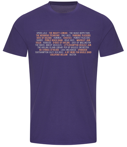 Ukulele Festival 2025 Tee / purple