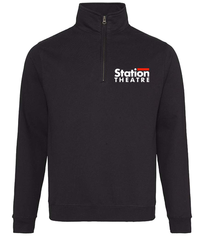 Station Theatre 1/4 Zipped Sweater
